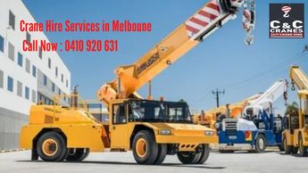 Crane Hire Melbourne company