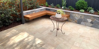 Classic Travertine French Pattern Pavers & Tiles