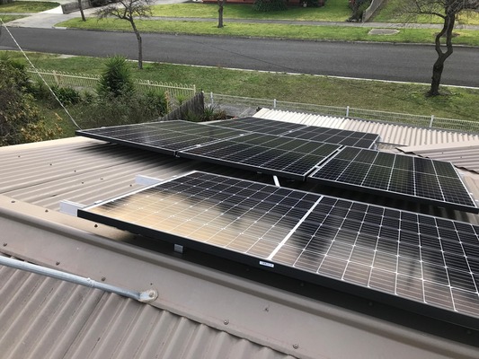 Sunburn Solar panels Victoria